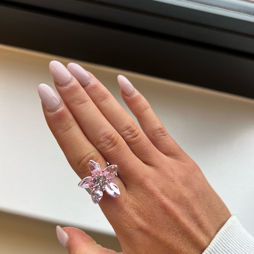 En Route Jewlery Pink Flower Ring